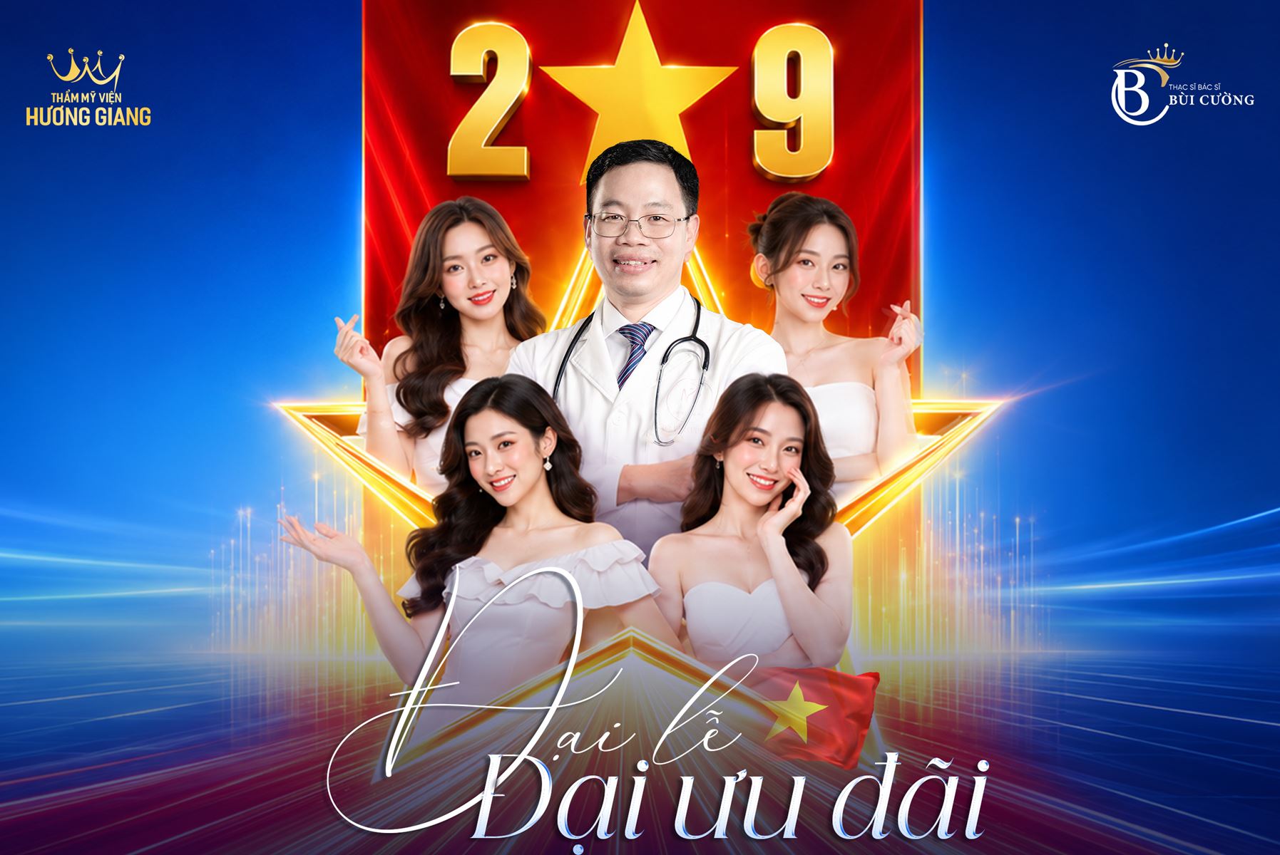 Đại lễ 2/9 - Đại ưu đãi: Cơ hội nhận loạt ưu đãi hấp dẫn từ Ths.BS Bùi Văn Cường