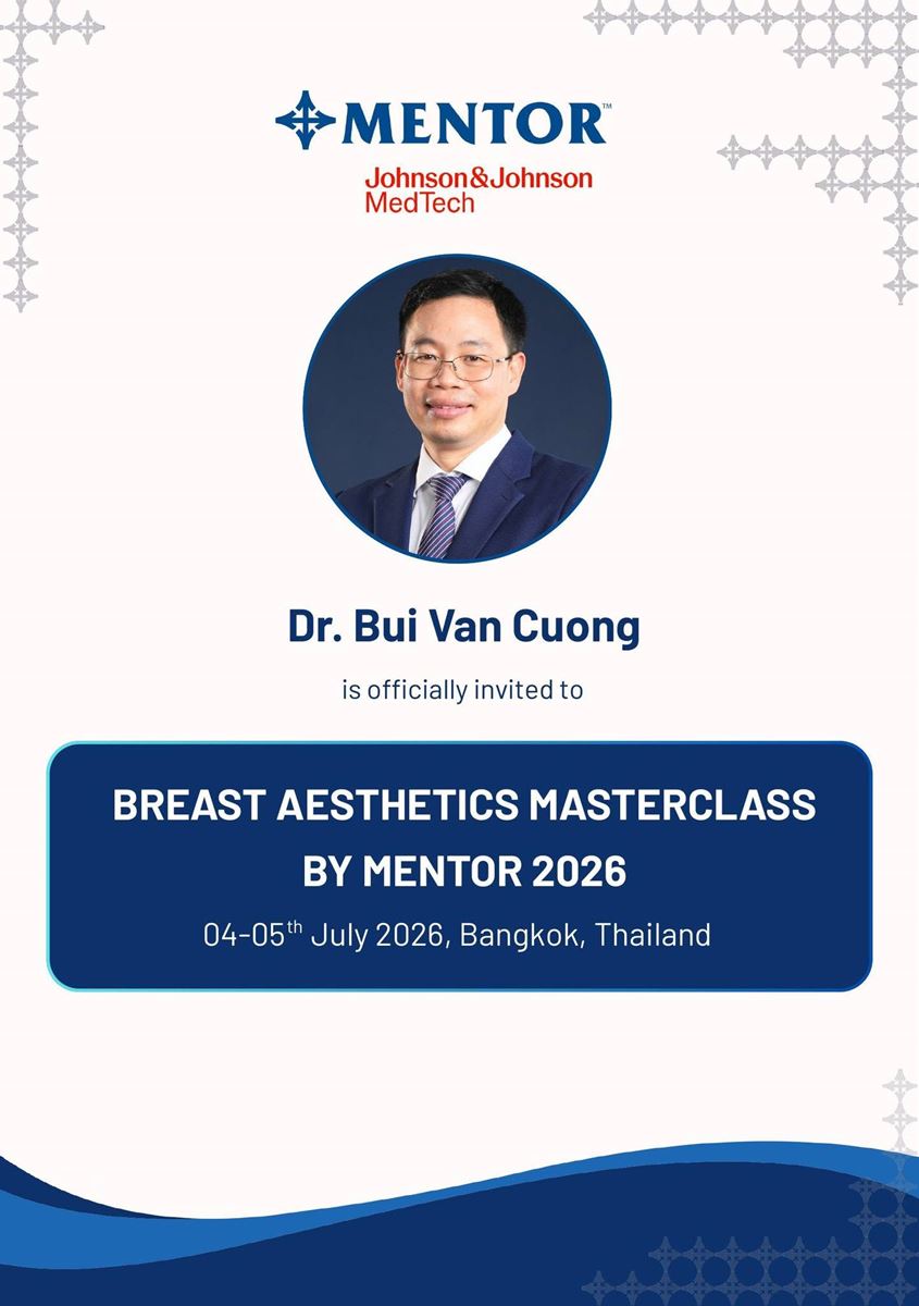 Ths.BS Bùi Cường tham sự Breast Aesthetics Masterclass by Mentor 2026 tại Thái Lan
