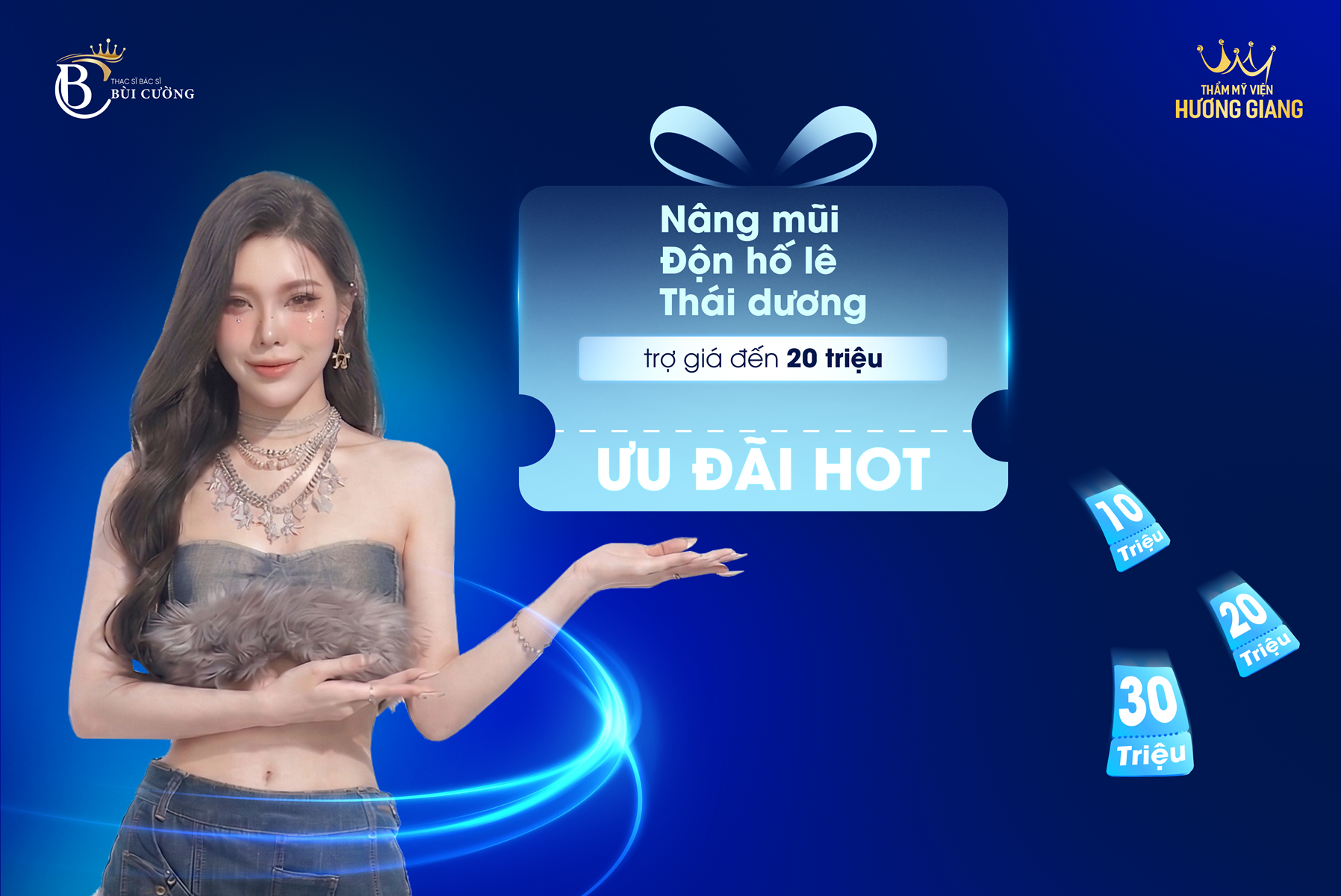 Ưu đãi đại lễ tưng bừng - Thẩm mỹ gương mặt trợ giá lên đến 20 triệu đồng