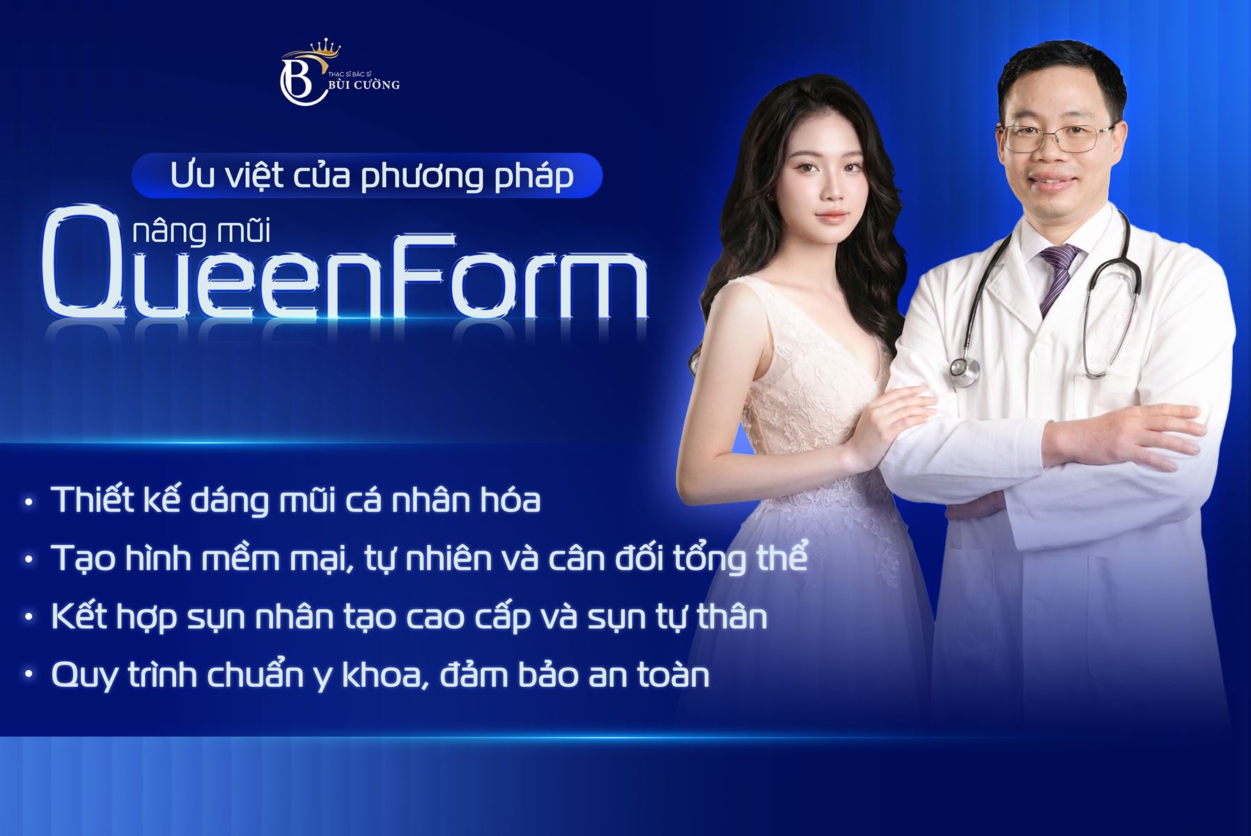 Ths.BS Bùi Văn Cường: Nâng mũi hiện đại đề cao sự tự nhiên và an toàn lâu dài